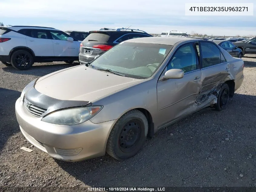 2005 Toyota Camry Le/Se/Std/Xle VIN: 4T1BE32K35U963271 Lot: 12131211