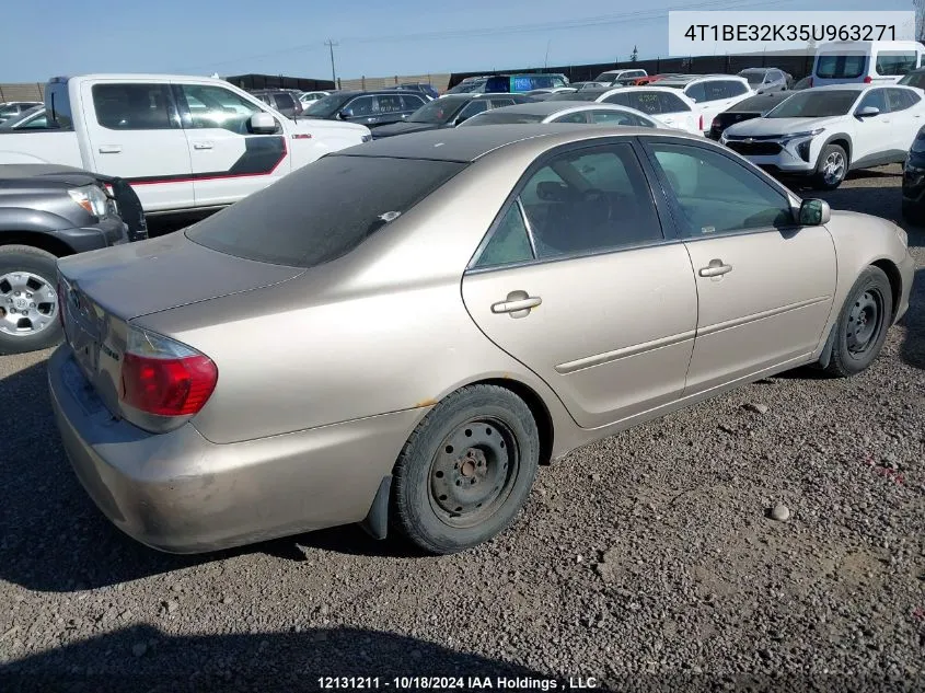 2005 Toyota Camry Le/Se/Std/Xle VIN: 4T1BE32K35U963271 Lot: 12131211