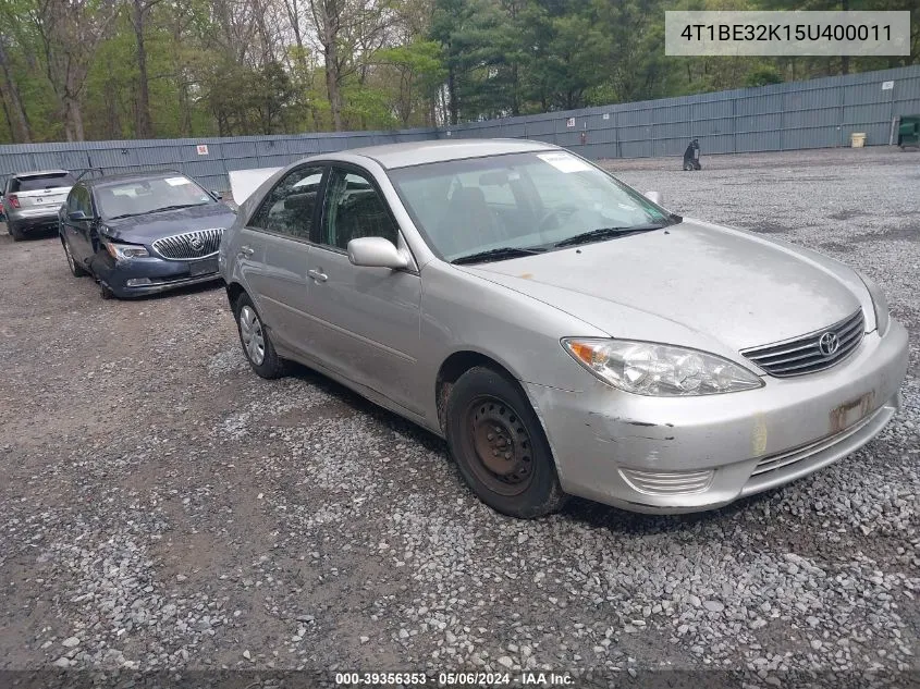 4T1BE32K15U400011 2005 Toyota Camry Le/Se/Std/Xle