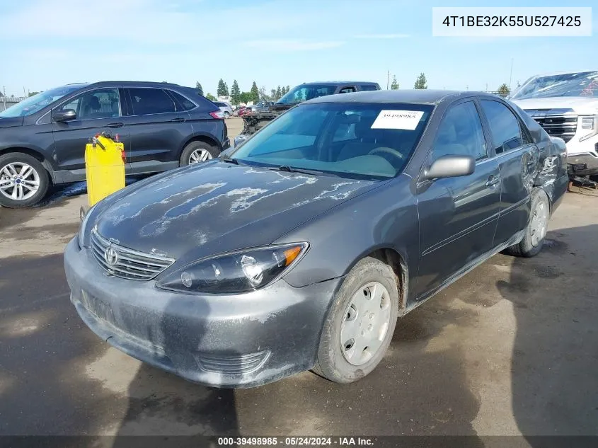 2005 Toyota Camry Le VIN: 4T1BE32K55U527425 Lot: 39498985