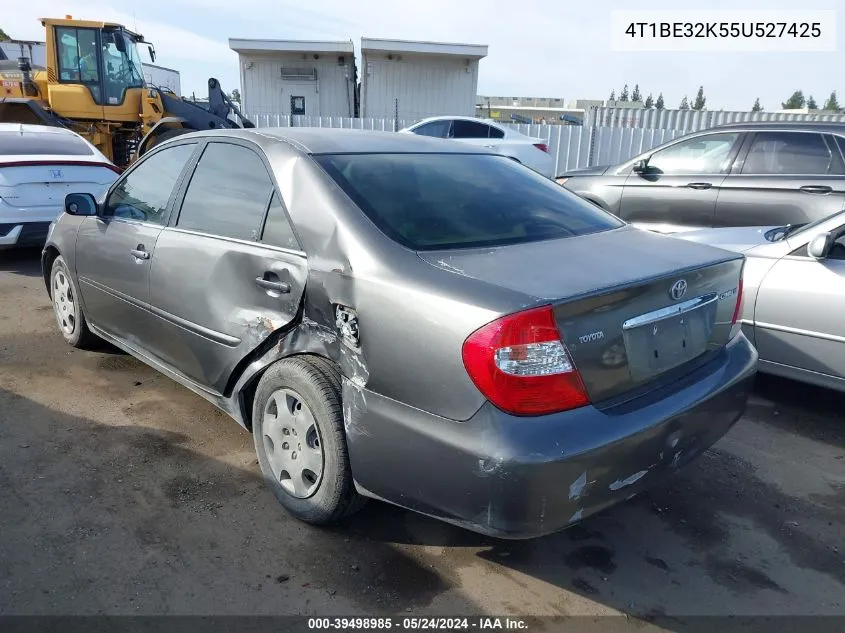 2005 Toyota Camry Le VIN: 4T1BE32K55U527425 Lot: 39498985