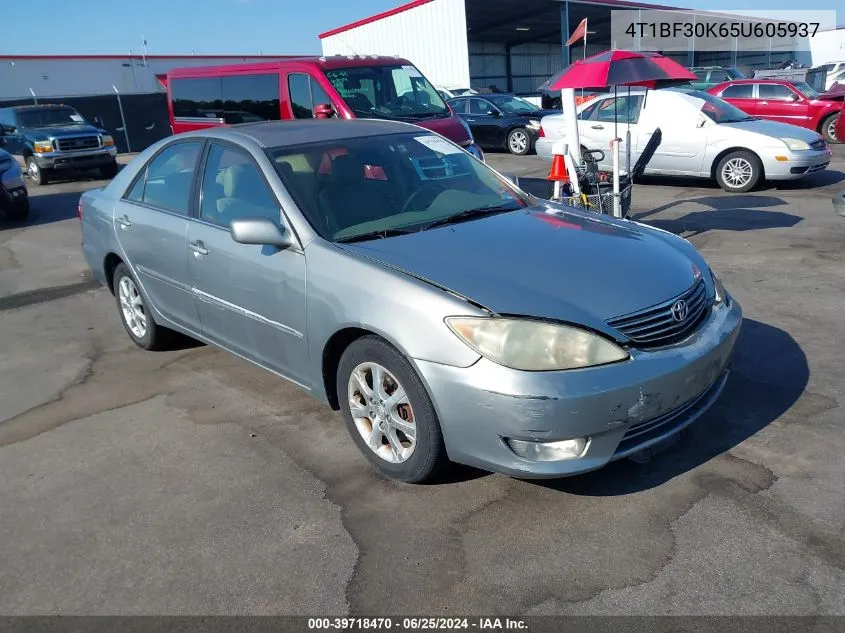 2005 Toyota Camry Xle V6 VIN: 4T1BF30K65U605937 Lot: 39718470