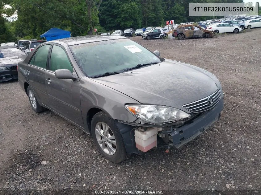 2005 Toyota Camry Le V6 VIN: 4T1BF32K05U590509 Lot: 39792671