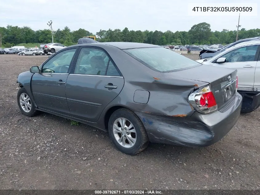 2005 Toyota Camry Le V6 VIN: 4T1BF32K05U590509 Lot: 39792671