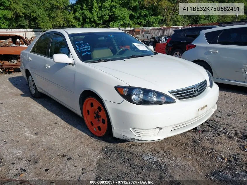 2005 Toyota Camry Le VIN: 4T1BE32K75U582491 Lot: 39832097