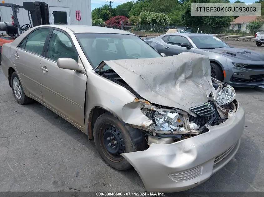 2005 Toyota Camry Le V6 VIN: 4T1BF30K65U093063 Lot: 39846606