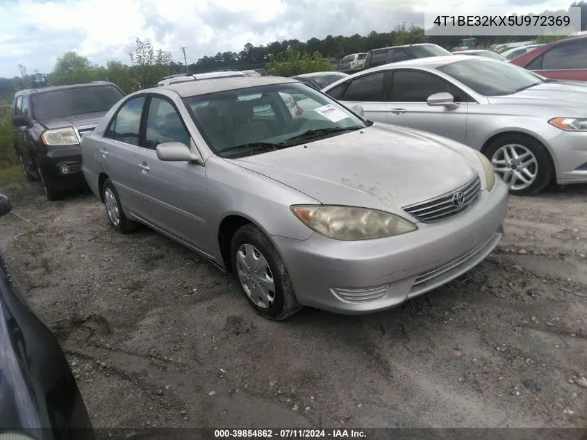 2005 Toyota Camry Le VIN: 4T1BE32KX5U972369 Lot: 39854862