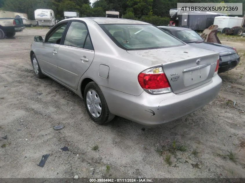 2005 Toyota Camry Le VIN: 4T1BE32KX5U972369 Lot: 39854862