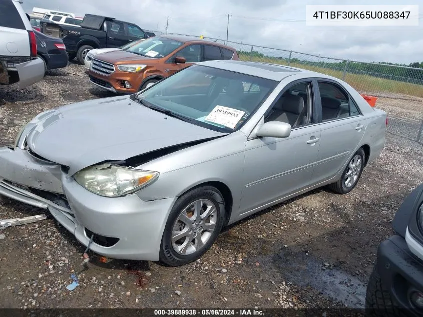 2005 Toyota Camry Le V6/Xle V6 VIN: 4T1BF30K65U088347 Lot: 39889938