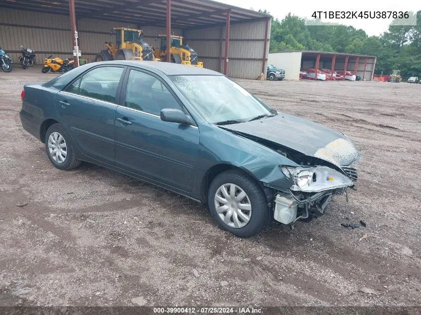 2005 Toyota Camry Le VIN: 4T1BE32K45U387836 Lot: 39900412