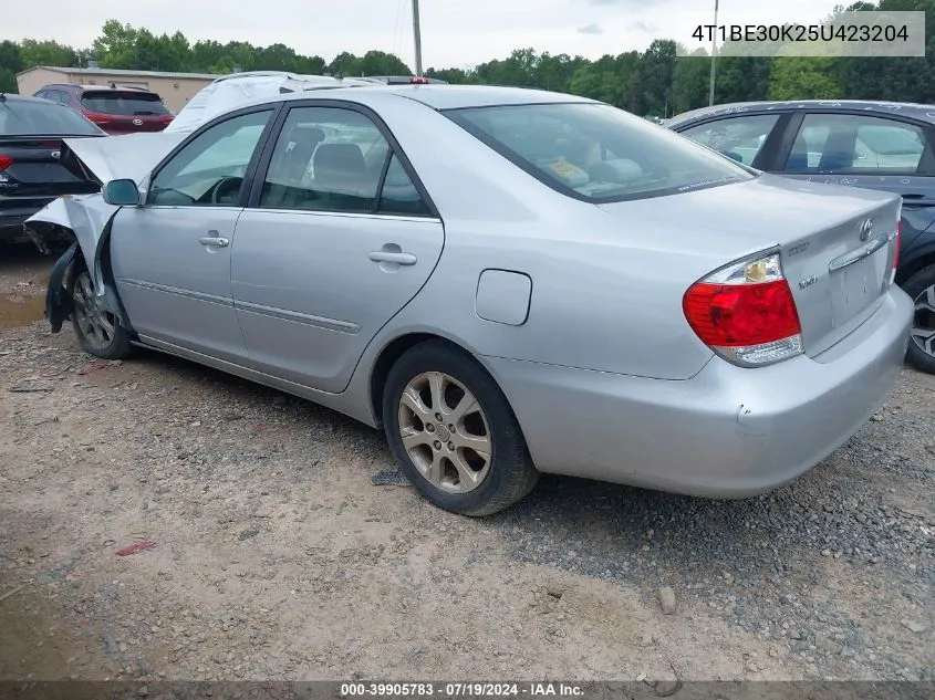 2005 Toyota Camry Xle VIN: 4T1BE30K25U423204 Lot: 39905783