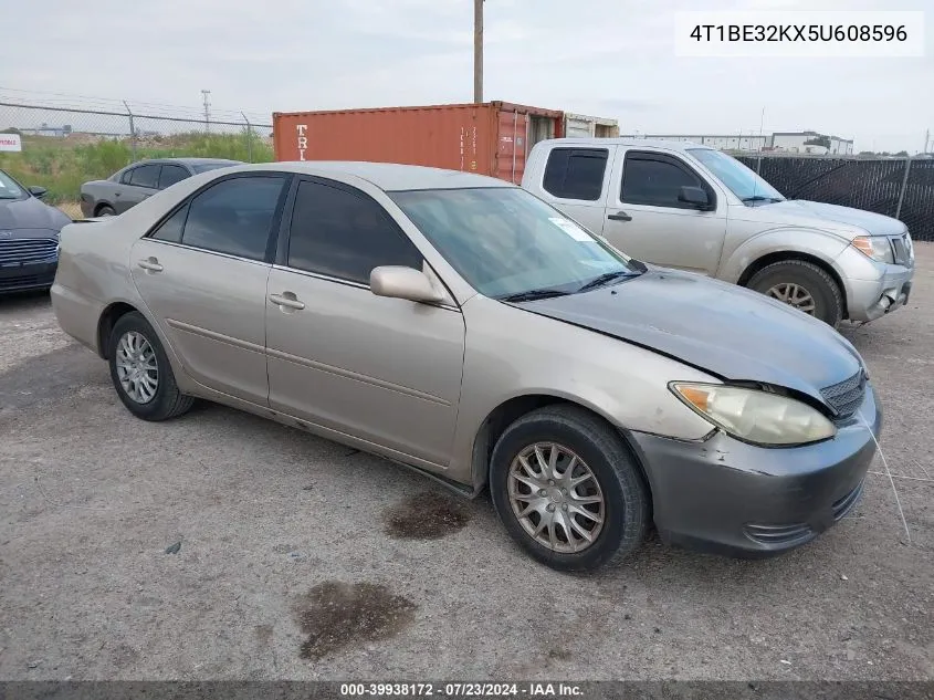 2005 Toyota Camry Le VIN: 4T1BE32KX5U608596 Lot: 39938172