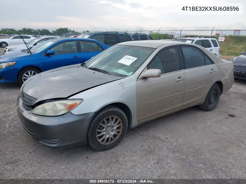 4T1BE32KX5U608596 2005 Toyota Camry Le