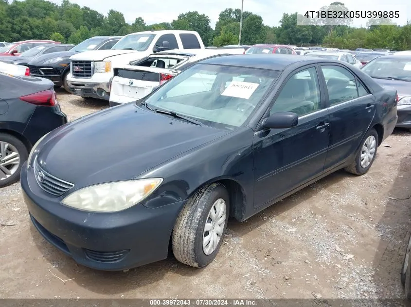 2005 Toyota Camry Le VIN: 4T1BE32K05U399885 Lot: 39972043