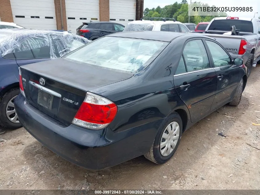 2005 Toyota Camry Le VIN: 4T1BE32K05U399885 Lot: 39972043