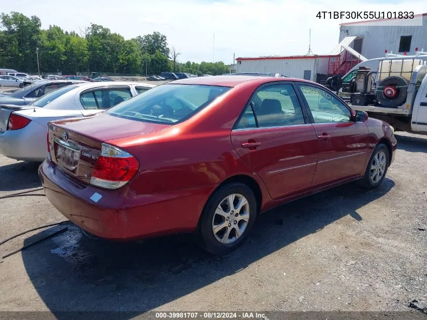 2005 Toyota Camry Le V6/Xle V6 VIN: 4T1BF30K55U101833 Lot: 39981707