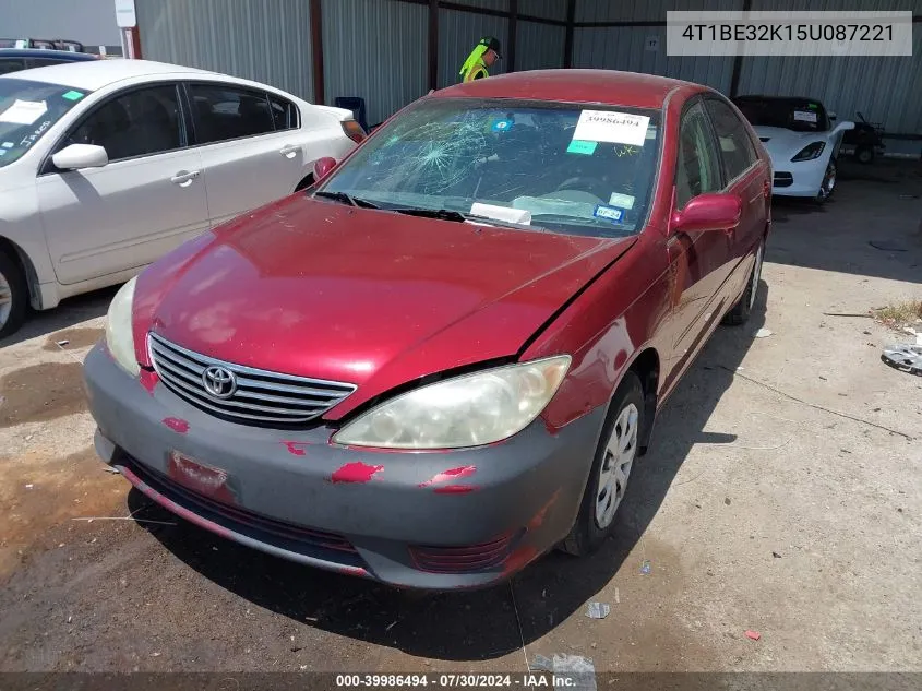 4T1BE32K15U087221 2005 Toyota Camry Le