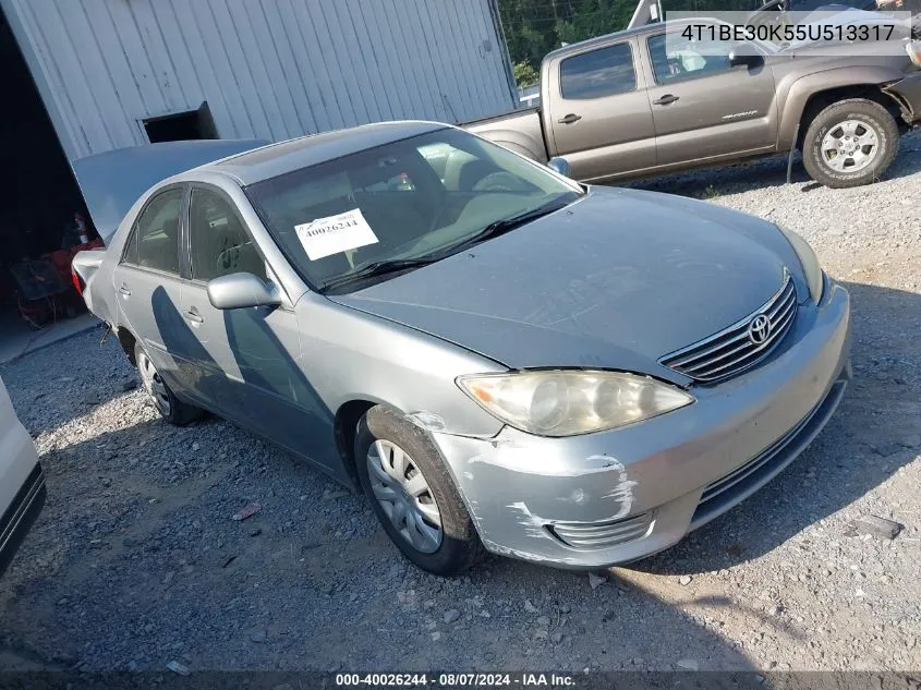 4T1BE30K55U513317 2005 Toyota Camry Le