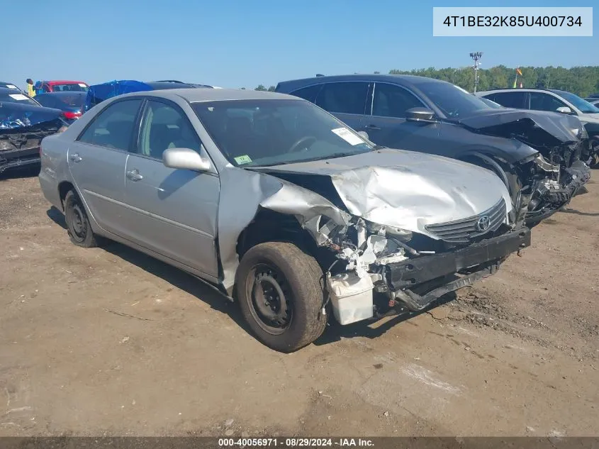 2005 Toyota Camry Le VIN: 4T1BE32K85U400734 Lot: 40056971