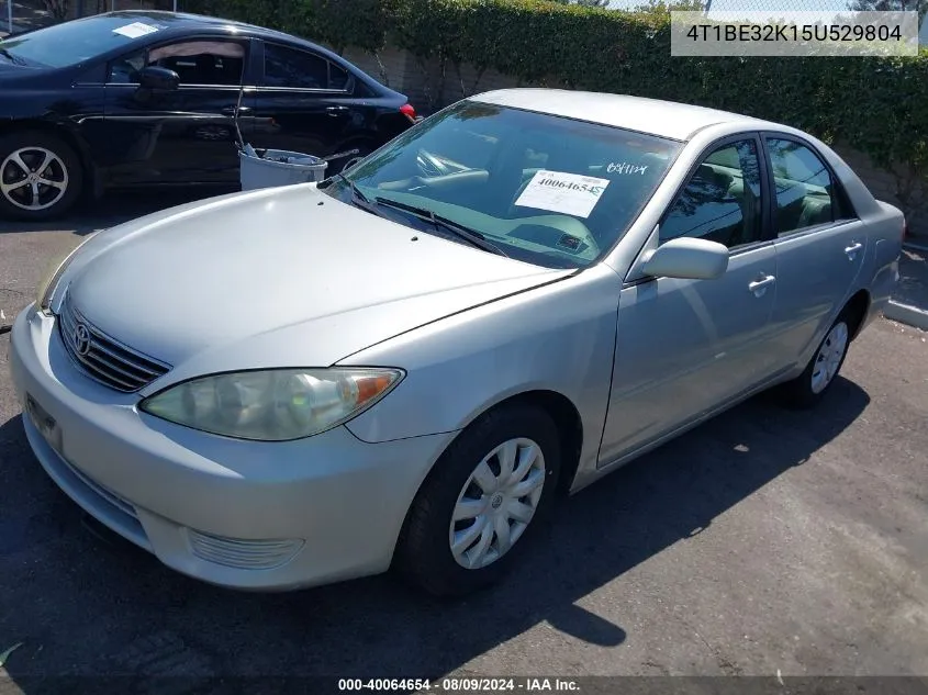 2005 Toyota Camry Le VIN: 4T1BE32K15U529804 Lot: 40064654