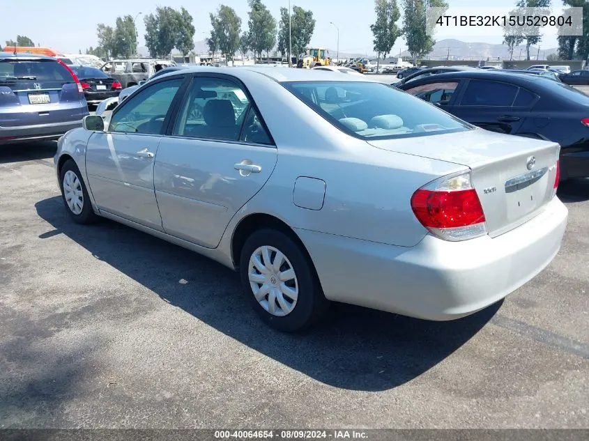 2005 Toyota Camry Le VIN: 4T1BE32K15U529804 Lot: 40064654