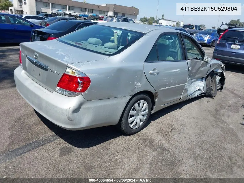 2005 Toyota Camry Le VIN: 4T1BE32K15U529804 Lot: 40064654