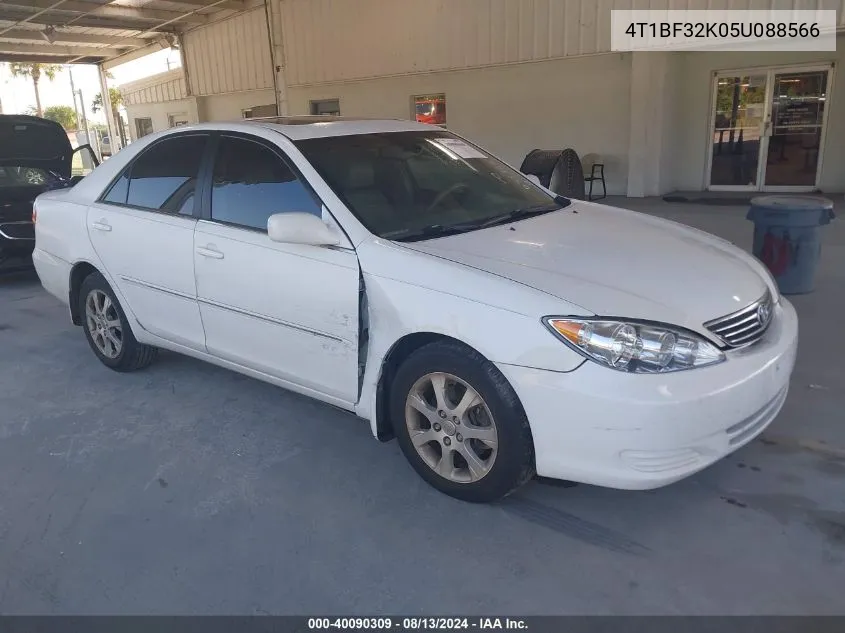 2005 Toyota Camry Xle V6 VIN: 4T1BF32K05U088566 Lot: 40090309