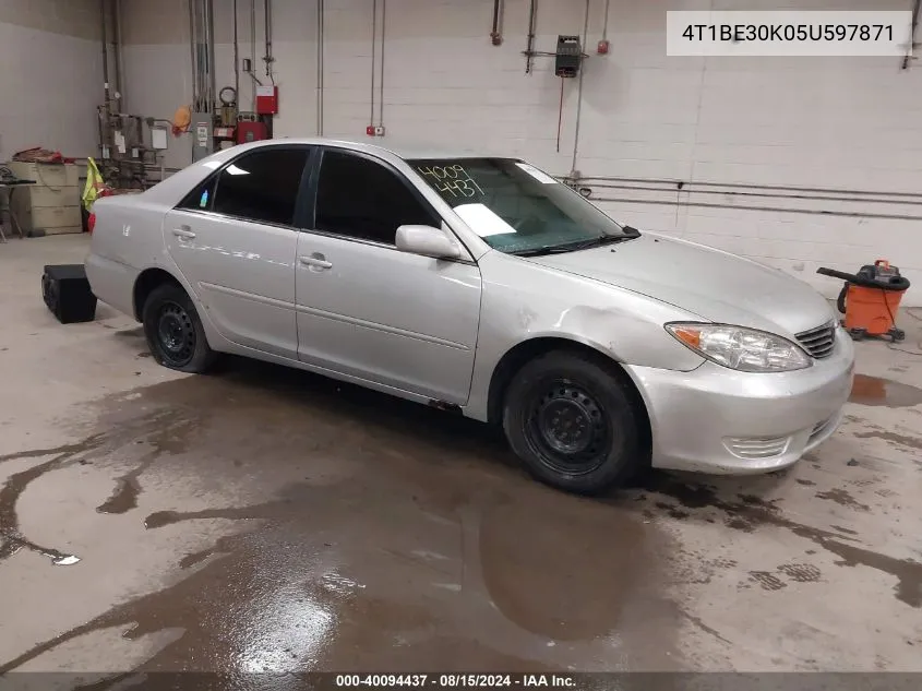 4T1BE30K05U597871 2005 Toyota Camry Le