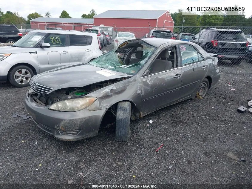 2005 Toyota Camry Le VIN: 4T1BE32K05U635659 Lot: 40117843