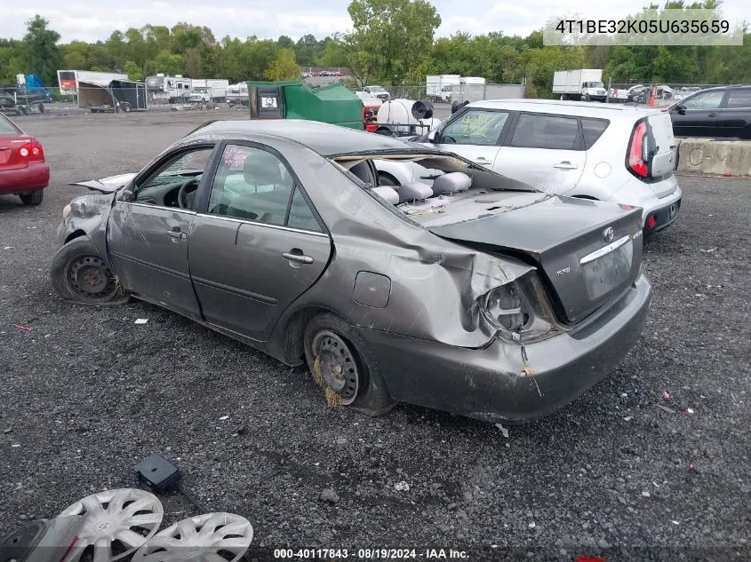 2005 Toyota Camry Le VIN: 4T1BE32K05U635659 Lot: 40117843