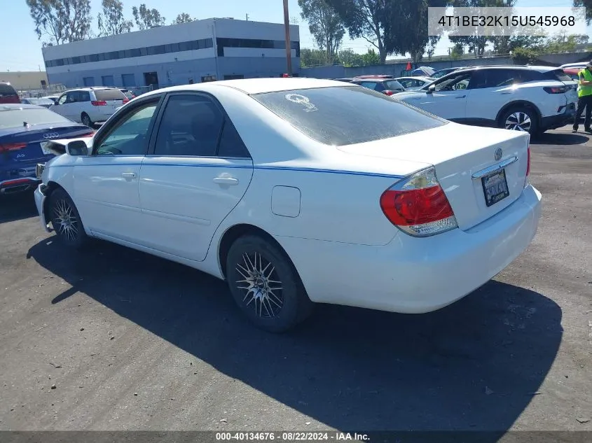 2005 Toyota Camry Le VIN: 4T1BE32K15U545968 Lot: 40134676