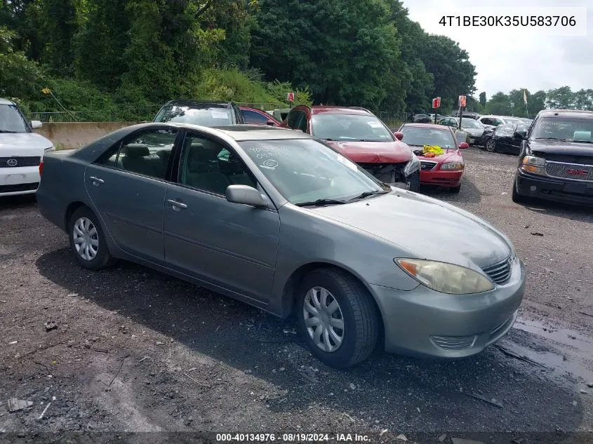 2005 Toyota Camry Le VIN: 4T1BE30K35U583706 Lot: 40134976