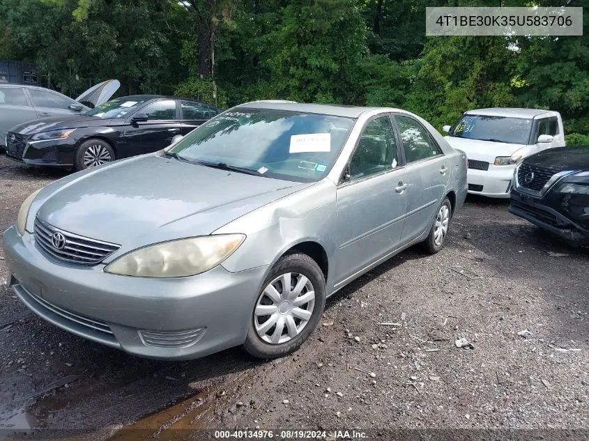 2005 Toyota Camry Le VIN: 4T1BE30K35U583706 Lot: 40134976