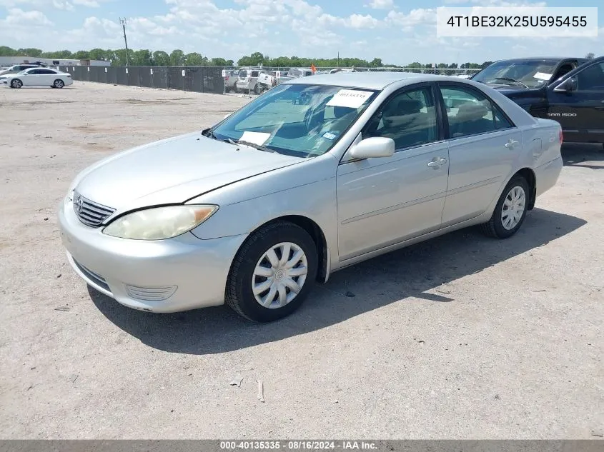 2005 Toyota Camry Le VIN: 4T1BE32K25U595455 Lot: 40135335