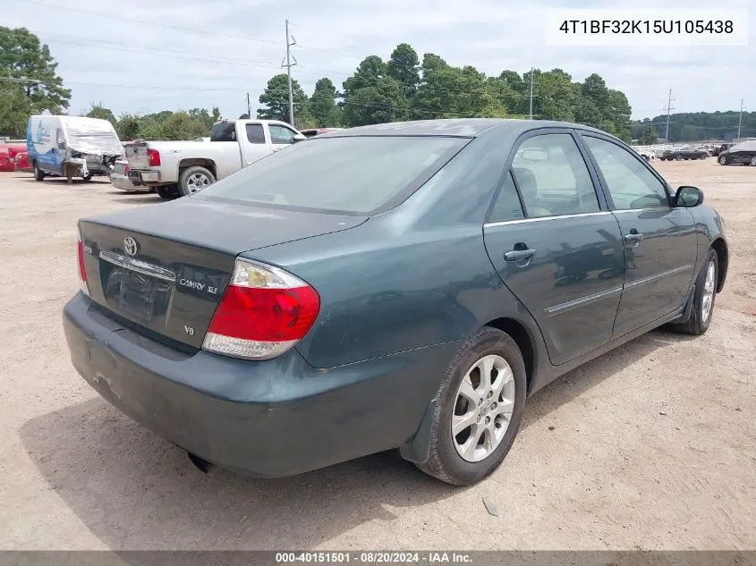 4T1BF32K15U105438 2005 Toyota Camry Xle V6