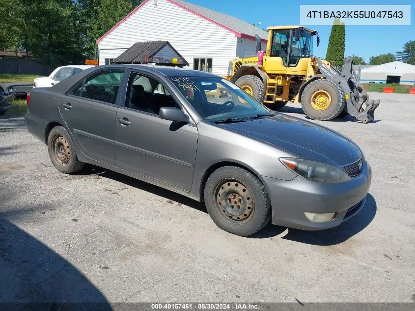 2005 Toyota Camry Se V6 VIN: 4T1BA32K55U047543 Lot: 40157461