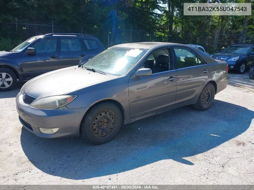 4T1BA32K55U047543 2005 Toyota Camry Se V6