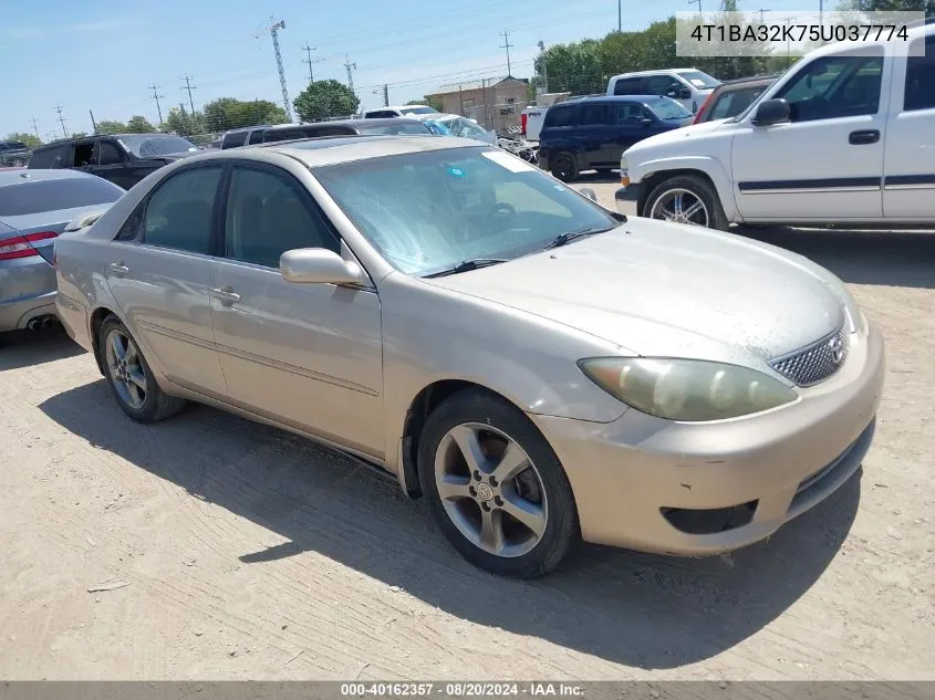 4T1BA32K75U037774 2005 Toyota Camry Se V6