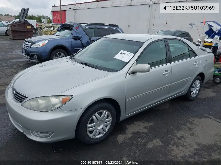 2005 Toyota Camry Le VIN: 4T1BE32K75U103969 Lot: 40187677