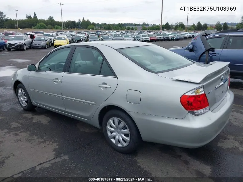 2005 Toyota Camry Le VIN: 4T1BE32K75U103969 Lot: 40187677