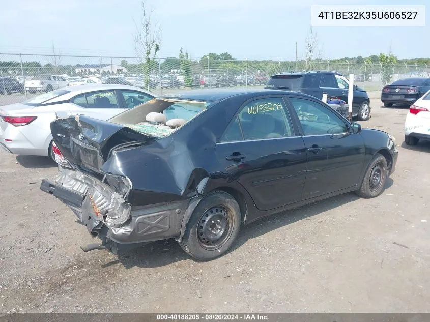 2005 Toyota Camry Le VIN: 4T1BE32K35U606527 Lot: 40188205