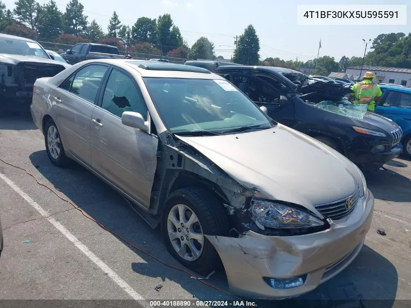 2005 Toyota Camry Xle V6 VIN: 4T1BF30KX5U595591 Lot: 40188890