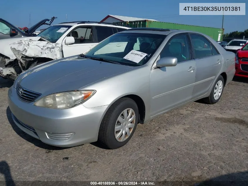 4T1BE30K35U101381 2005 Toyota Camry Le