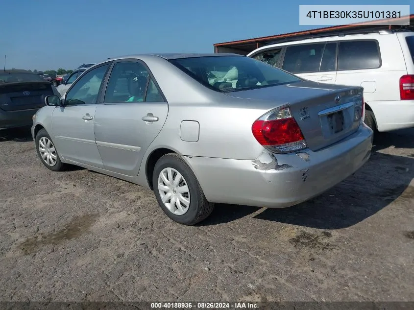 4T1BE30K35U101381 2005 Toyota Camry Le