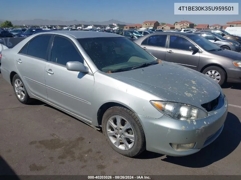 2005 Toyota Camry Xle VIN: 4T1BE30K35U959501 Lot: 40203026