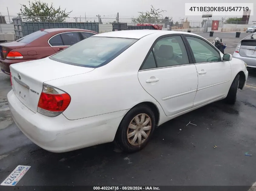 2005 Toyota Camry Le VIN: 4T1BE30K85U547719 Lot: 40224735