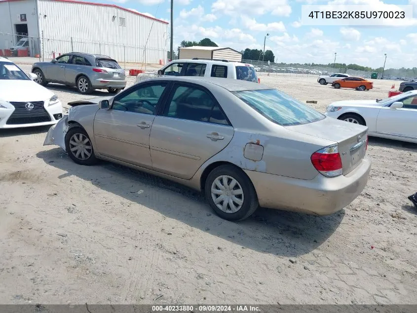 2005 Toyota Camry Le VIN: 4T1BE32K85U970023 Lot: 40233880