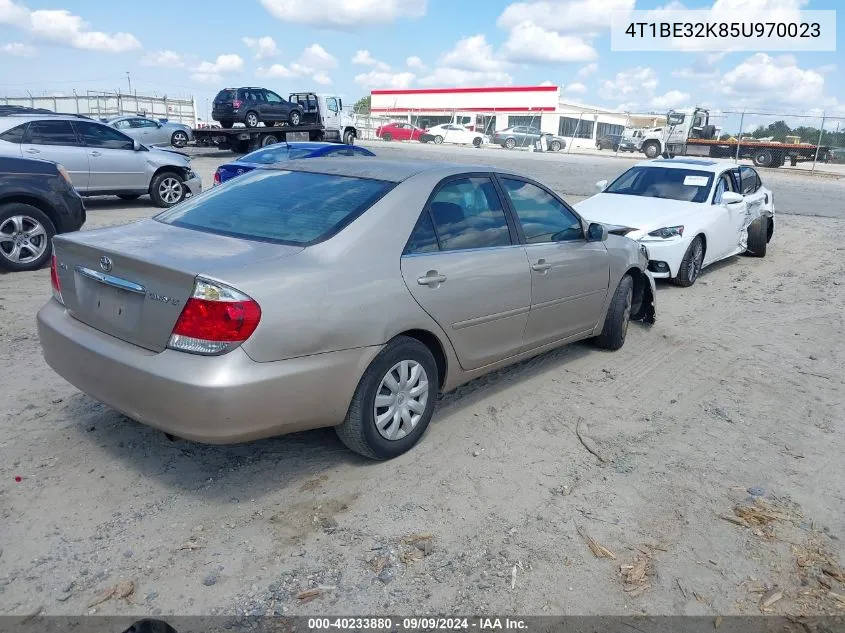 2005 Toyota Camry Le VIN: 4T1BE32K85U970023 Lot: 40233880