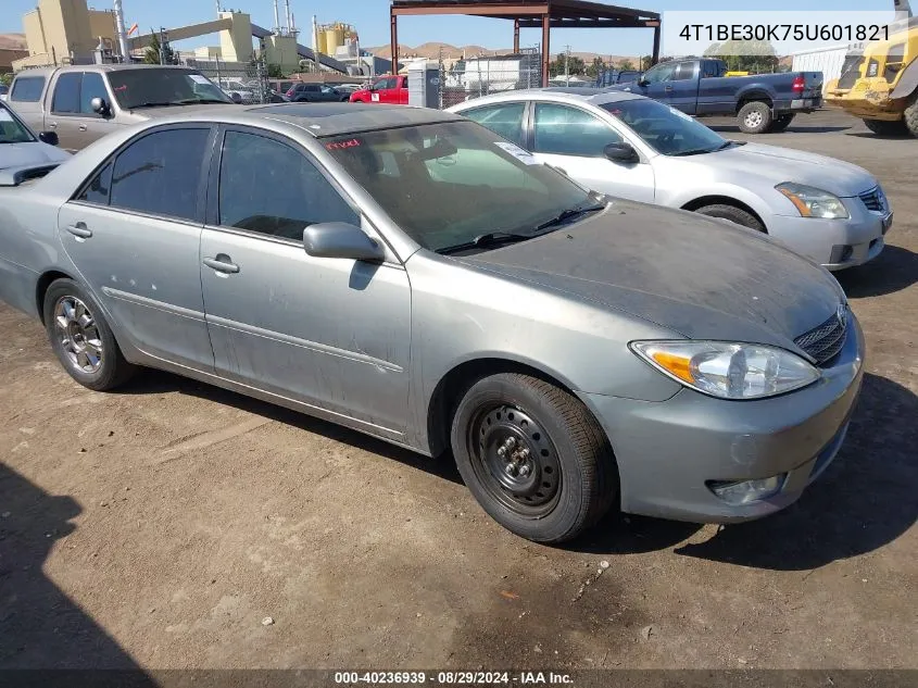 2005 Toyota Camry Se VIN: 4T1BE30K75U601821 Lot: 40236939