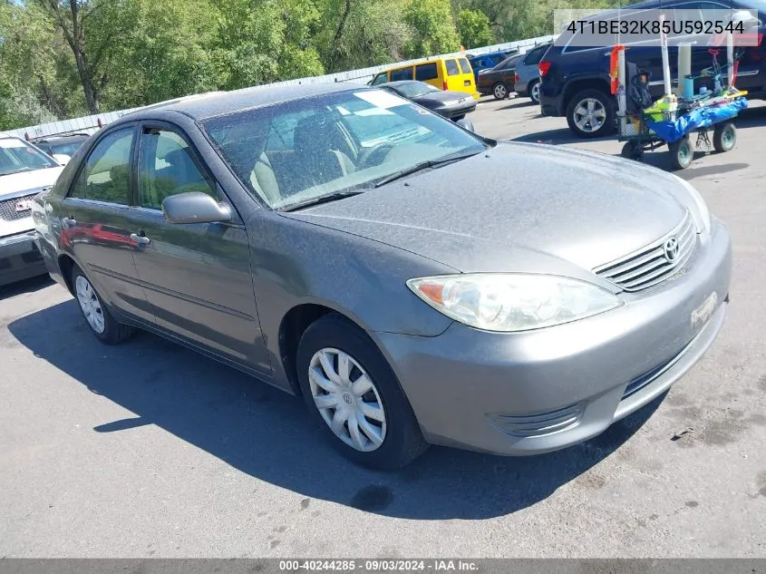 2005 Toyota Camry Le VIN: 4T1BE32K85U592544 Lot: 40244285